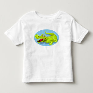 lustiges Krokodil Kleinkind T-shirt