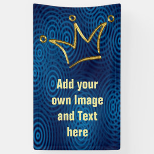 Lustiges Kronengold + Ihr backgr. u. Text Banner