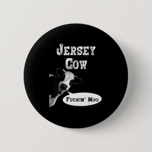 Lustiges Kuh-Shirt New Jersey Kuhliebhaber Farm-Ti Button