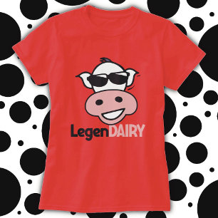 Lustiges Kuh-Wortspiel-T-Shirt T-Shirt
