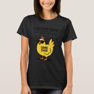 Lustiges Küken-Spiel Schauen Sie nicht auf das Huh T-Shirt