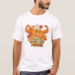 Lustiges Kürbiskuchen-Erntedankfest-Übergroßes T-S T-Shirt