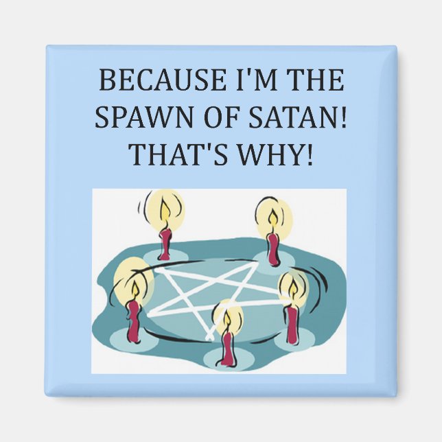 lustiges Laichen Magnet (Vorne)