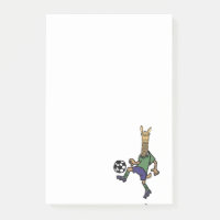 Lustiges Lama, das Fußball-Cartoon spielt