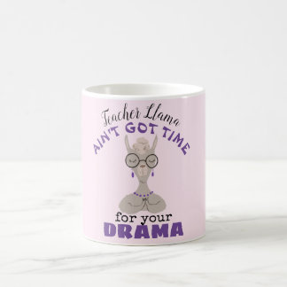 Lustiges Lama-Lehrer-Geschenk Kaffeetasse