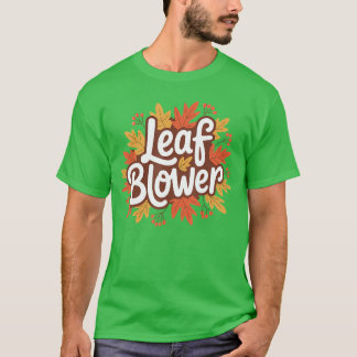 Lustiges Laubbläser Herbst Kostüm Paar Halloween M T-Shirt