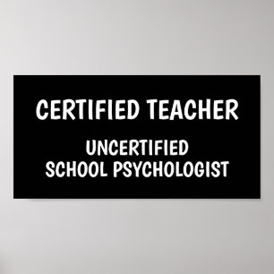 Lustiges Leben als Lehrer Poster