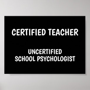 Lustiges Leben als Lehrer Poster