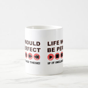 Lustiges Leben-Fernbedienung-Tasse Kaffeetasse