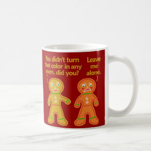 Lustiges Lebkuchen-Fake-TAN-Weihnachten Kaffeetasse