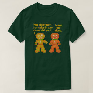 Lustiges Lebkuchen-Fake-TAN-Weihnachten T-Shirt