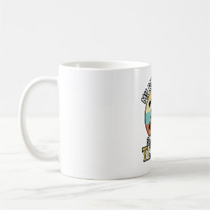 Lustiges Lehrer Kaputter Besen Halloween Vintage-S Kaffeetasse