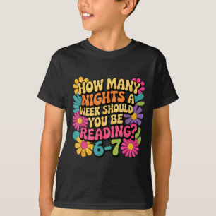 Lustiges Lesebuch Lehrer 67 Sechs Sieben Meme T-Shirt