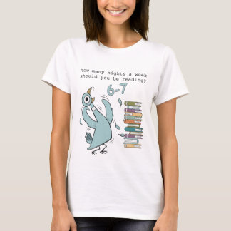 Lustiges Lesememe – 6–7 Nächte pro Woche – Süßes B T-Shirt