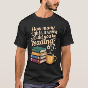 Lustiges Lesen 6 7 Sechs Sieben Meme Englischlehre T-Shirt