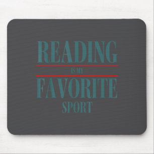 Lustiges Lesen ist mein Lieblings-Srt-Buchliebhabe Mousepad