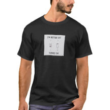 Lustiges Lichtschalter Eingeschaltet T-Shirt