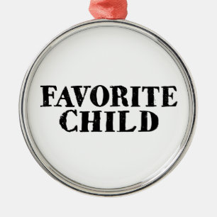 Lustiges Lieblingskind Nummer eins Geschwister Riv Ornament Aus Metall