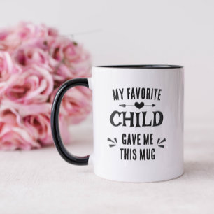 Lustiges Lieblingskind Tasse