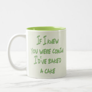 Lustiges Lied betitelt Oldien, wenn ich wusste, Zweifarbige Tasse