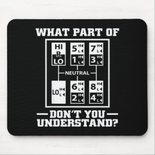 Lustiges LKW-Design für Männer Big Rig Trucker LKW Mousepad
