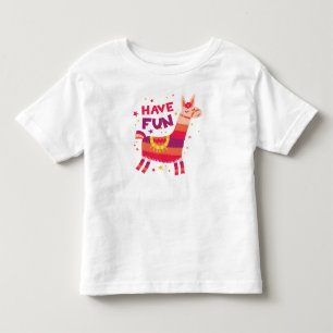 Lustiges Llama Boho-Fest Tier Kleinkind T-shirt