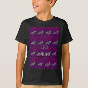 Lustiges Los geht's Zebra Hakuna Matata Motiv Des T-Shirt