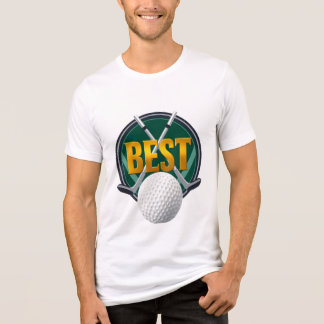 lustiges Luxus-"Bestes"-Golf-Emblem  Tri-Blend Shirt