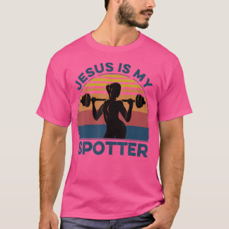Lustiges Mädchen Kraftsportstudio T-Shirt