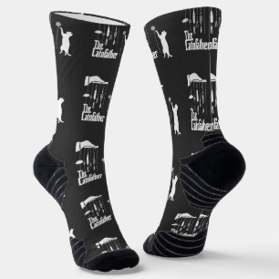 Lustiges Mafia-Katzen-Parodie-Grafik-T-Shirt Socken