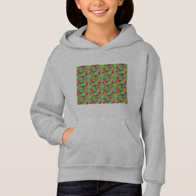 Lustiges Magic Eye 67 Hoodie (Vorderseite)