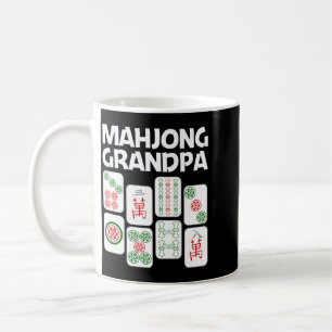 Lustiges Mahjong-Geschenk Großvater Vater Männer T Kaffeetasse