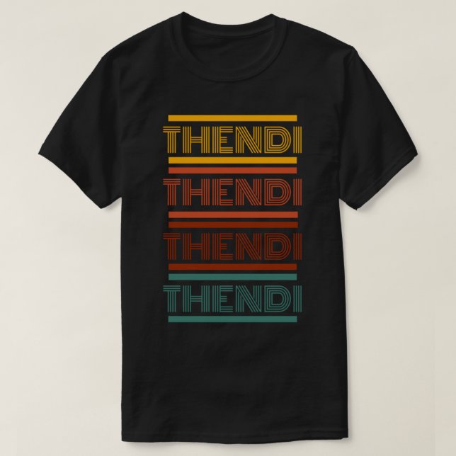 lustiges Malayalam-Wort thendi T-Shirt (Design vorne)