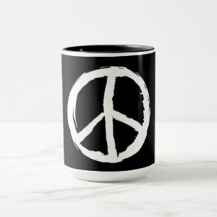 lustiges, malerisches PEACE SIGN   Tasse
