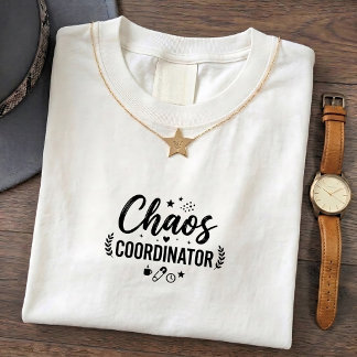 Lustiges Mamma-Leben Grafik-T-Shirt - Chaos-Koordi T-Shirt