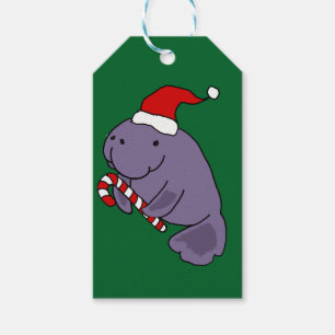 Lustiges Manatis im Geschenkanhänger