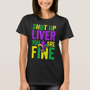 Lustiges Mardi Gras-Parade-Outfit - Halt Die Klapp T-Shirt