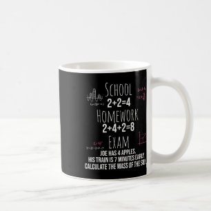 Lustiges Mathe-Geschenk für Teenager-Mädchen Tween Kaffeetasse