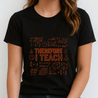 Lustiges Mathe-Lehrer-T-Shirt; Gleichungen & Grafi T-Shirt
