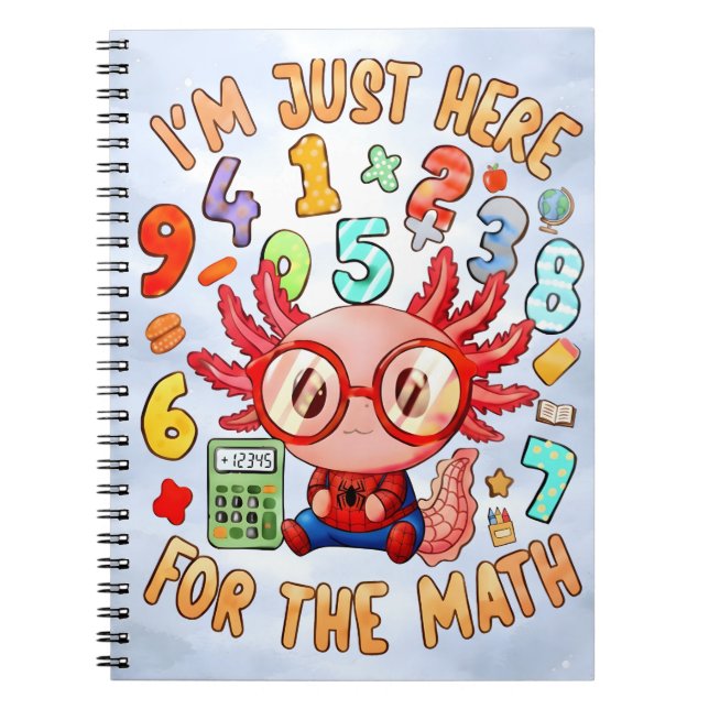 Lustiges Mathe-Zitat-Notizbuch für Kinder Notizblock (Vorderseite)