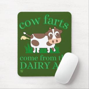 lustiges Mauspad "COW-FURZEN..."