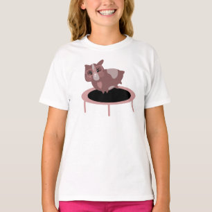 Lustiges Meerschweinchen-Gym-Fitness-Design T-Shirt