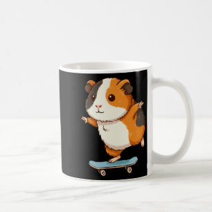 Lustiges Meerschweinchen Skater Skateboard Balleri Kaffeetasse