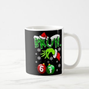 Lustiges Meme Bruh 6-7 passende Familien-Weihnacht Kaffeetasse
