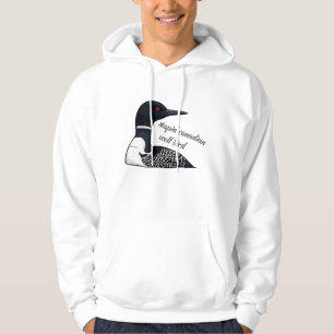 Lustiges Meme Dummes Kanadischer Wolf Vogel Hoodie