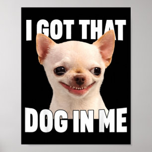 Lustiges Meme Habe Den Hund In Lustigem Chihuahua- Poster