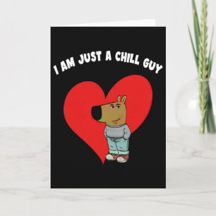Lustiges Meme Ich bin nur ein cooler Typ Valentins Karte