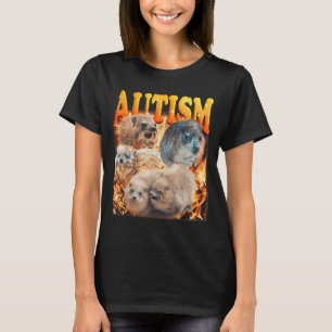 Lustiges Meme Waldmurmeltiere Erdhörnchen Autistis T-Shirt