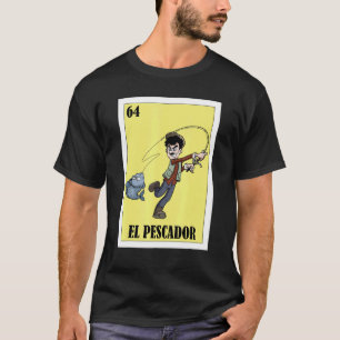 Lustiges mexikanisches Design für Fischer El Pesca T-Shirt