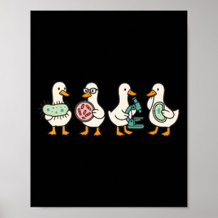 Lustiges Mikrobiologie-Alberner-Gänsebiologie-Lehr Poster